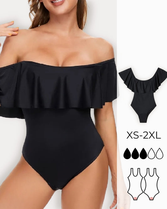 Anai Allure – Feminine Off-Shoulder Swimsuit.